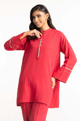 Two-Tone Herringbone Embroidered Shirt And Trouser IPST-44226