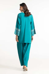 Two-Tone Herringbone Embroidered Shirt And Shalwar IPST-44227