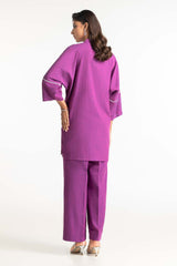 Two-Tone Herringbone Embroidered Shirt And Trouser IPST-44228