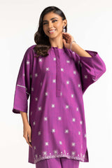 Two-Tone Herringbone Embroidered Shirt And Trouser IPST-44228