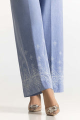 Chambray Embroidered Co-Ord Set IPST-44230