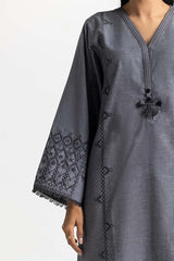 Chambray Embroidered Shirt And Dyed Trouser IPST-44232
