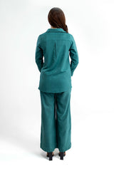 Peach Wool Dyed Co-Ord Set IPST-44234