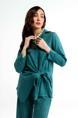 Peach Wool Dyed Co-Ord Set IPST-44234