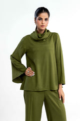 Peach Wool Dyed Co-Ord Set IPST-44235