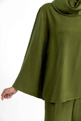 Peach Wool Dyed Co-Ord Set IPST-44235