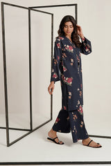 Corduroy Printed Co-Ord Set IPST-44245