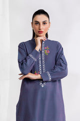 Yarn Dyed Embroidered Shirt And Dyed Trouser IPST-44247