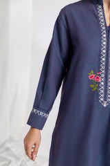Yarn Dyed Embroidered Shirt And Dyed Trouser IPST-44247