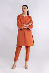 Yarn Dyed Embroidered Shirt And Dyed Trouser IPST-44248