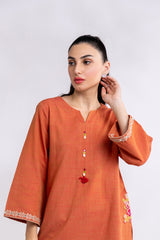 Yarn Dyed Embroidered Shirt And Dyed Trouser IPST-44248