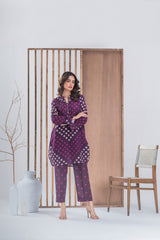 Khaddar Printed Co-Ord Set IPST-44251