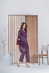 Khaddar Printed Co-Ord Set IPST-44251