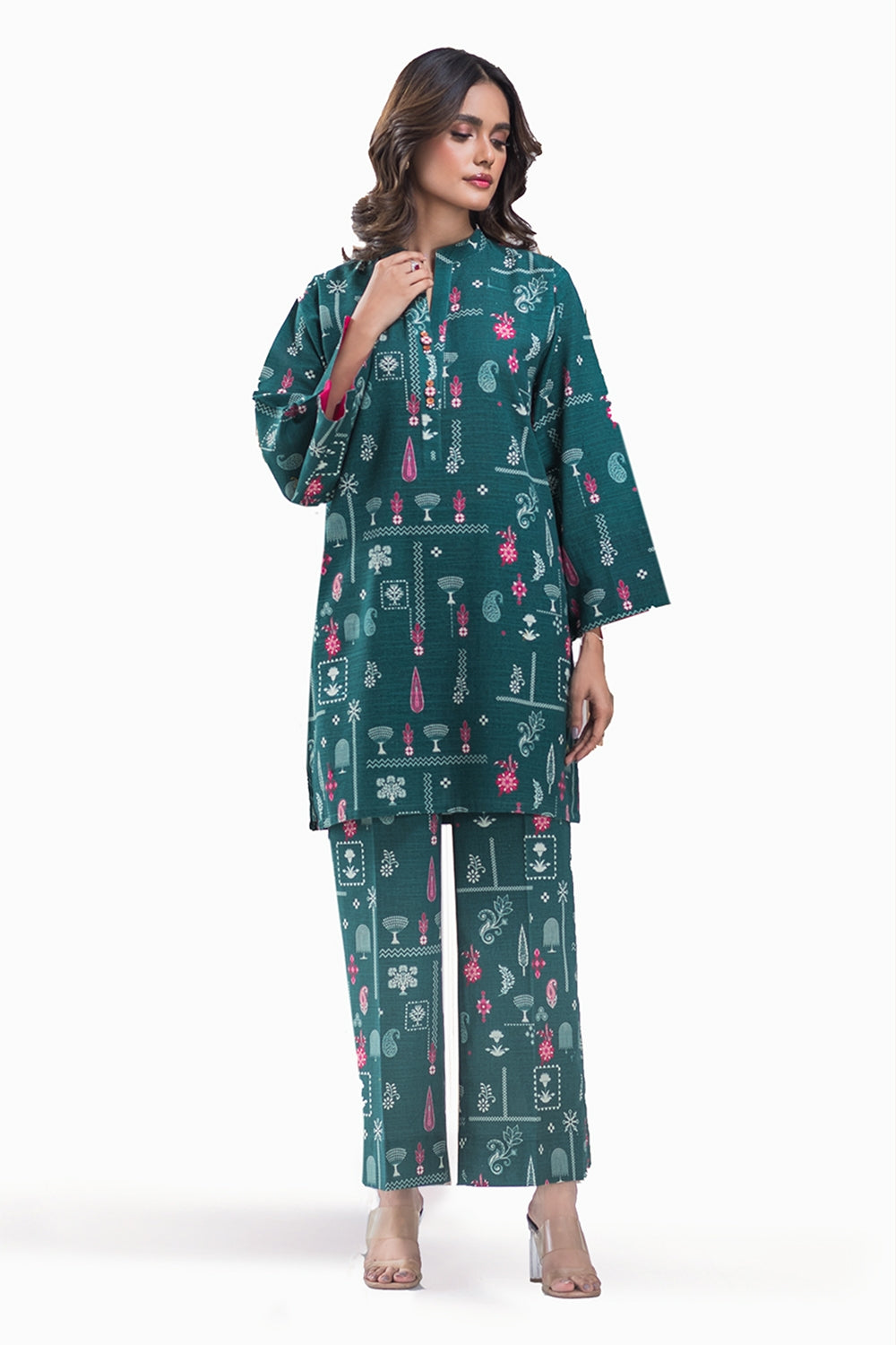 Khaddar Printed Co-Ord Set