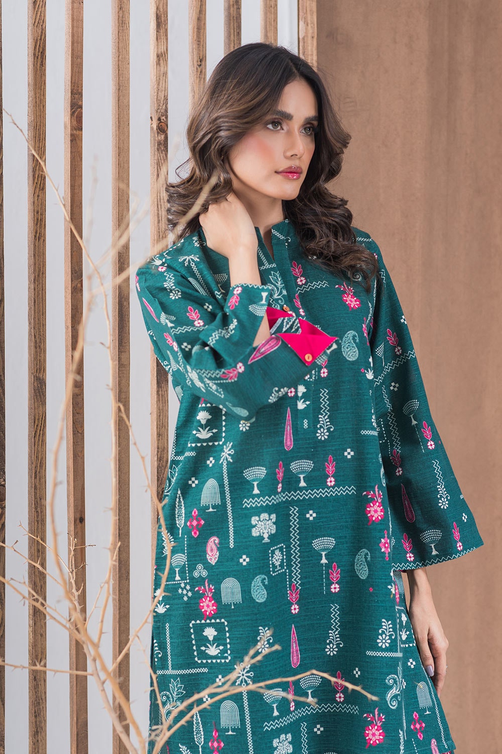 Khaddar Printed Co-Ord Set