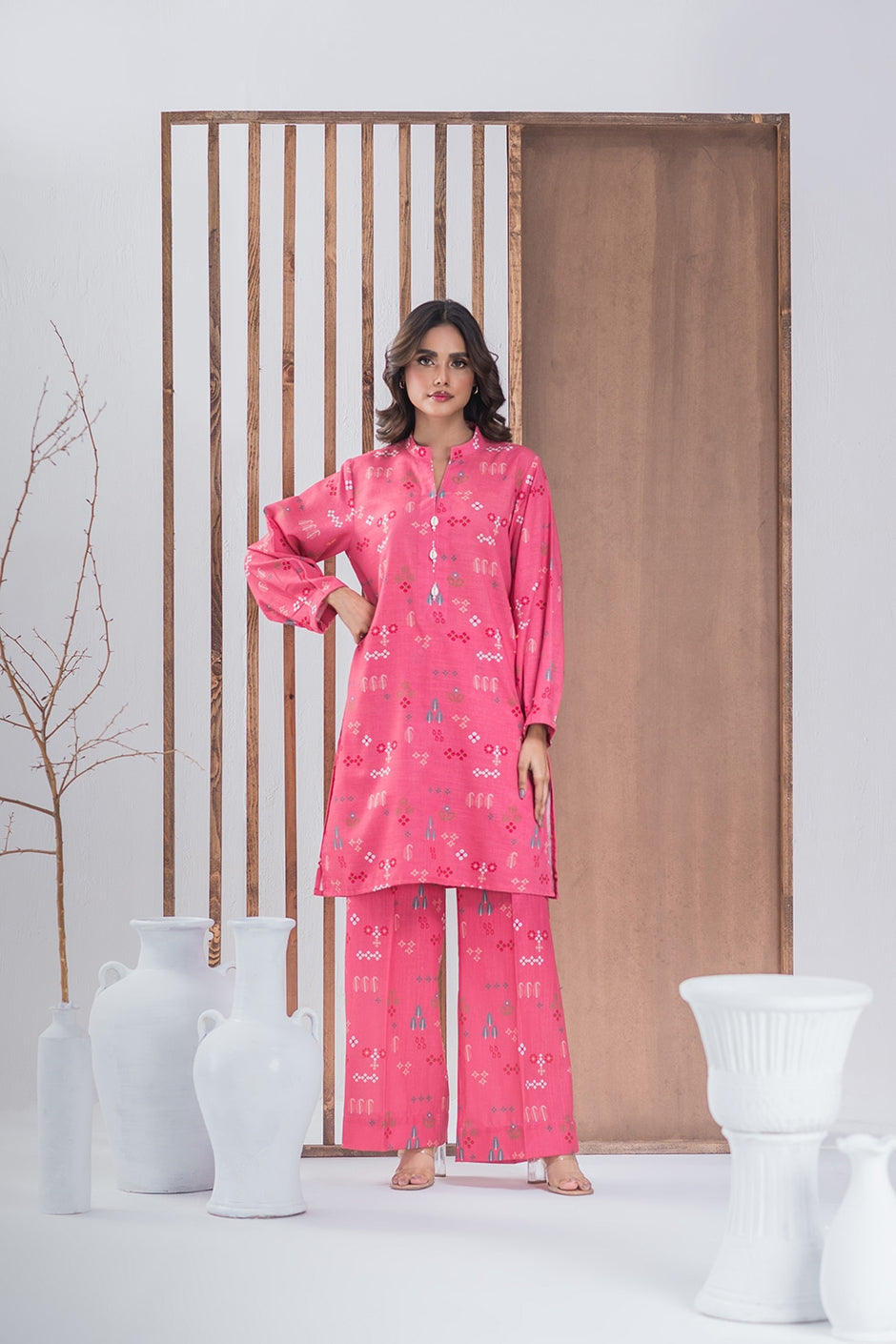Khaddar Printed Co-Ord Set