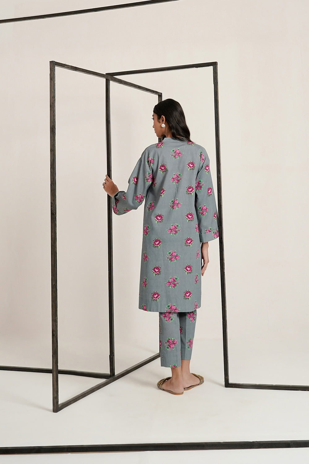 Corduroy Printed Co-Ord Set
