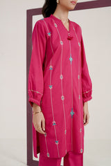 Corduroy Embroidered Shirt And Dyed Trouser IPST-44260