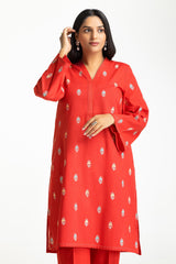 Cross Slub Block Print Shirt And Dyed Trouser IPST-44263