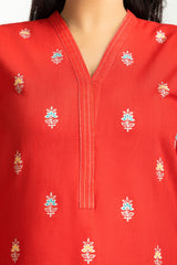 Cross Slub Block Print Shirt And Dyed Trouser IPST-44263