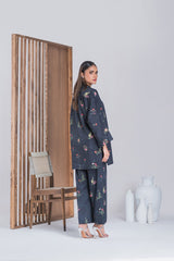 Corduroy Printed Co-Ord Set IPST-44273