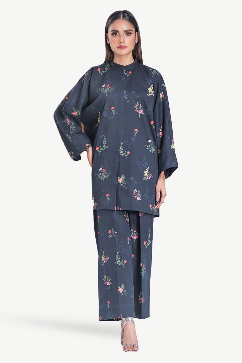 Corduroy Printed Co-Ord Set IPST-44273
