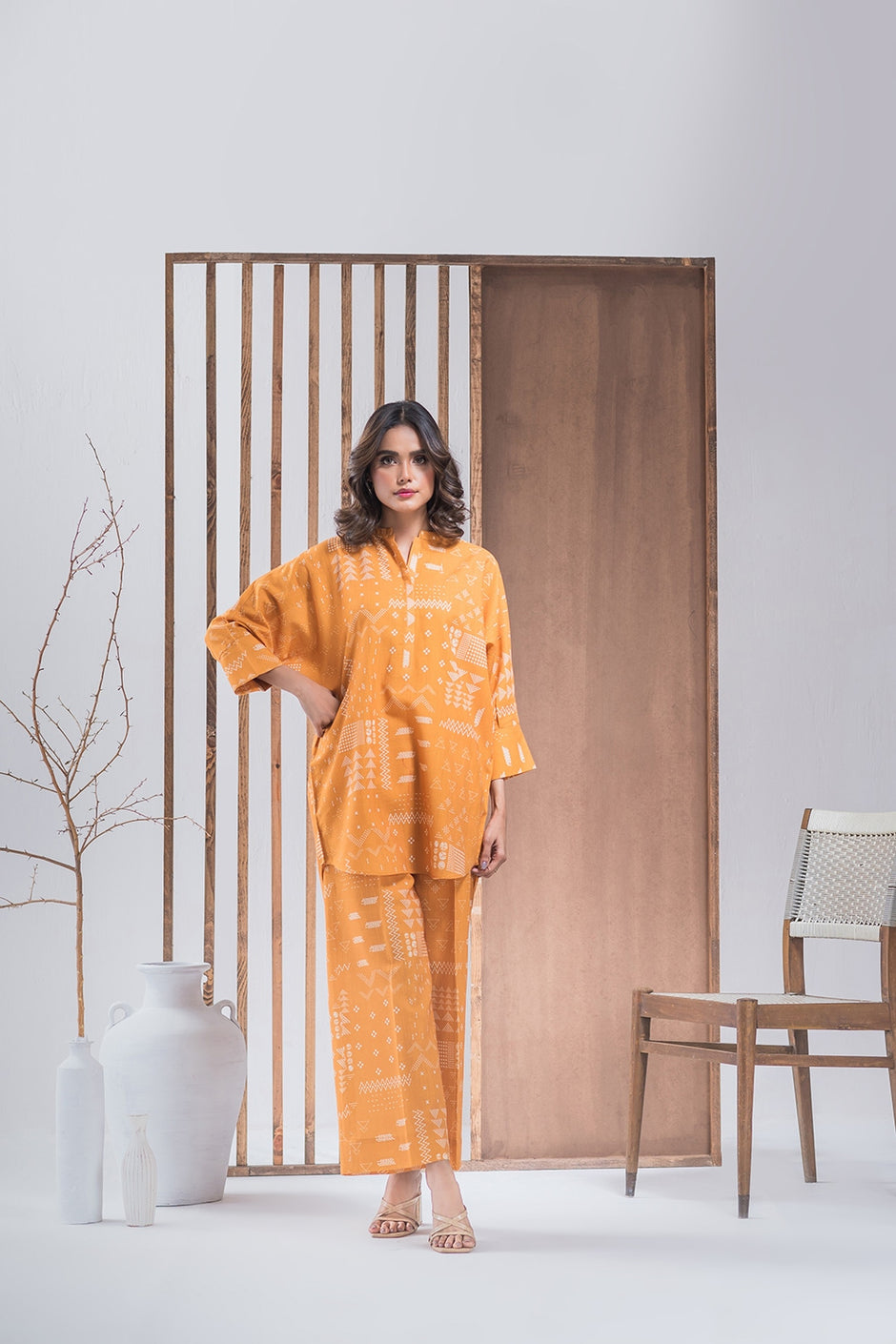 Khaddar Printed Co-Ord Set