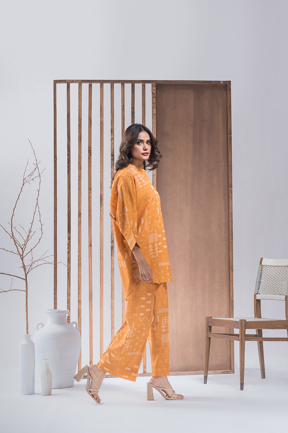 Khaddar Printed Co-Ord Set