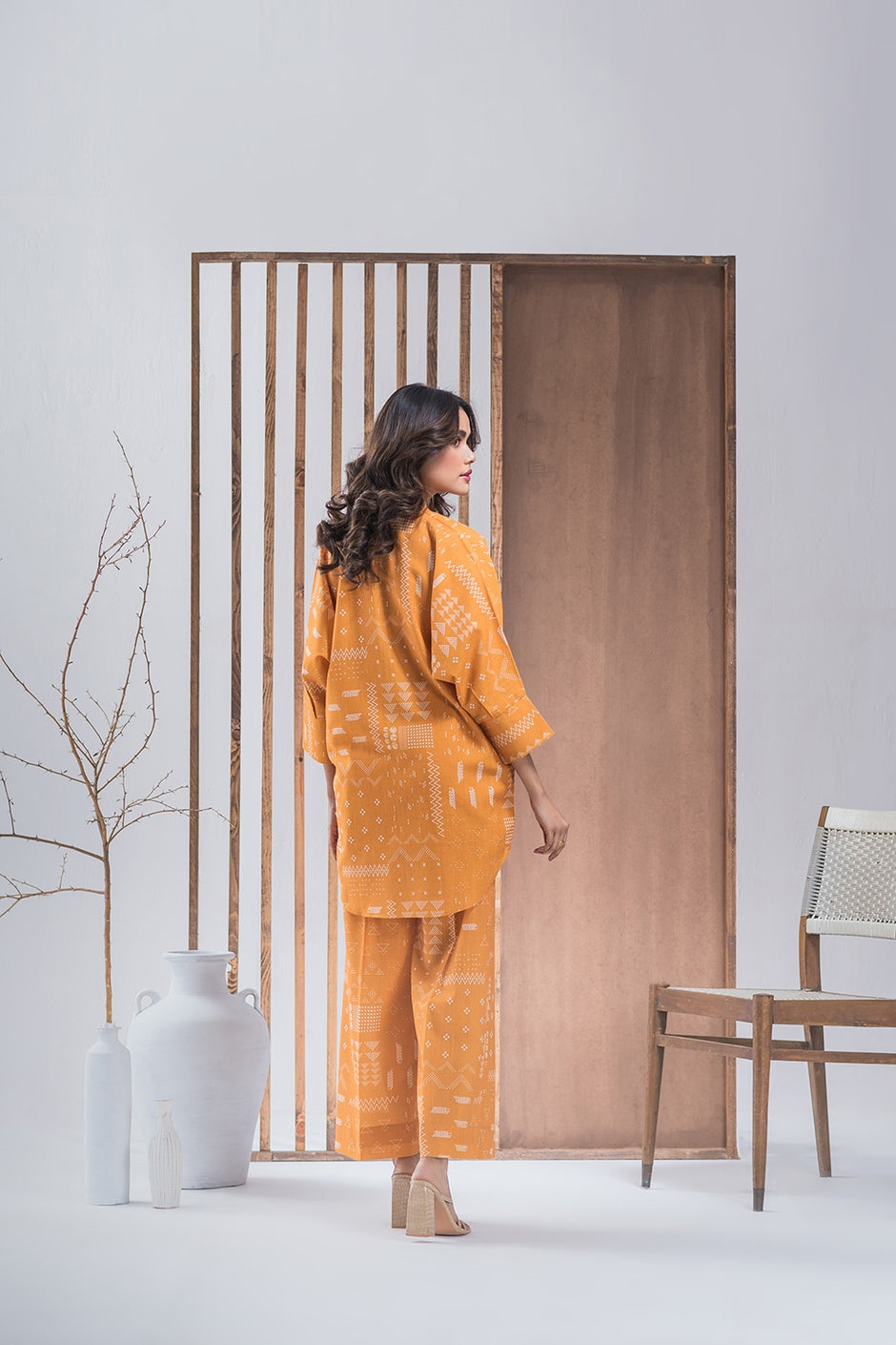 Khaddar Printed Co-Ord Set