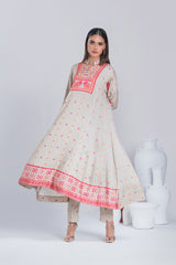 Twill Viscose Printed Frock And Printed Trouser IPST-44280