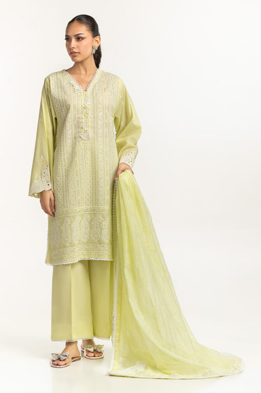 Cambric Embroidered Shirt And Trouser IPST-44353