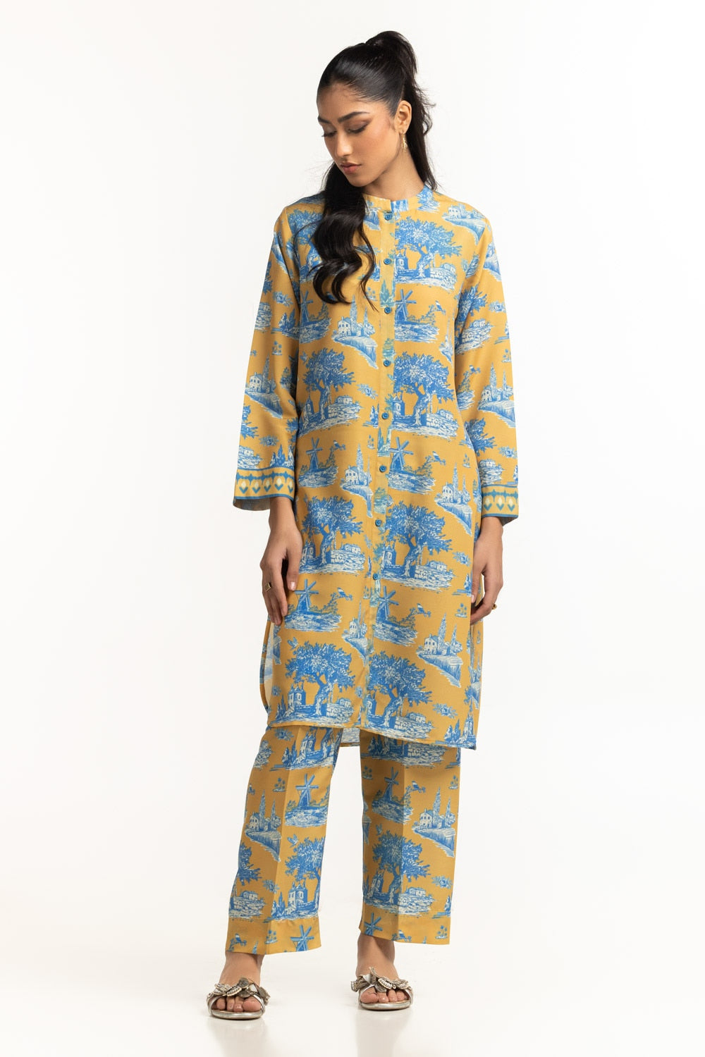 Poly Cambric Printed Co-Ord Set IPST-44505
