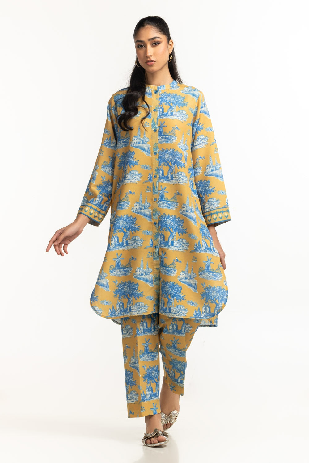 Poly Cambric Printed Co-Ord Set IPST-44505