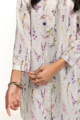Leno Dobby Texture Printed Co-Ord Set IPST-44519
