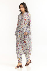 Leno Dobby Texture Printed Co-Ord Set IPST-44527