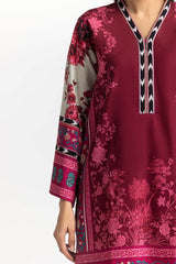 3 Piece Cross Slub Print Suit IPSTD-44117