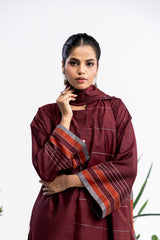 3 Piece Jacquard Embellished Suit IPSTD-44229