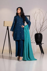 Dobby Embroidered Shirt And Trouser IPSTD-44234