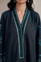 3PC Cross Slub Embroidered  Suit IPSTD-44240