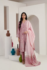 3PC Khaddar Embroidered Suit IPSTD-44243
