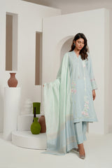 3PC Khaddar Embroidered Suit IPSTD-44245