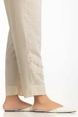 Beige Khaddar Embellished Trouser IPT-44007