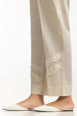 Beige Khaddar Embellished Trouser IPT-44007