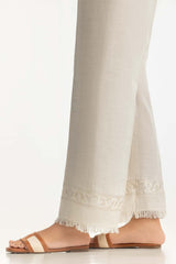 Beige Khaddar Embellished Trouser IPT-44008