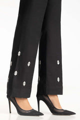 Black Khaddar Embroidered Trouser IPT-44018