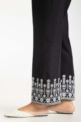 Black Khaddar Embroidered Trouser IPT-44022