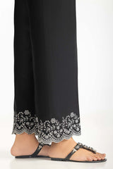 Black Khaddar Embroidered Trouser IPT-44023