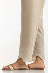 Beige Khaddar Embroidered Trouser IPT-44024