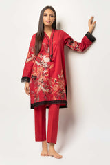 Embroidered Cambric Shirt Pants IPW-21-54 2 Piece