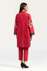 Embroidered Cambric Shirt Pants IPW-21-54 2 Piece